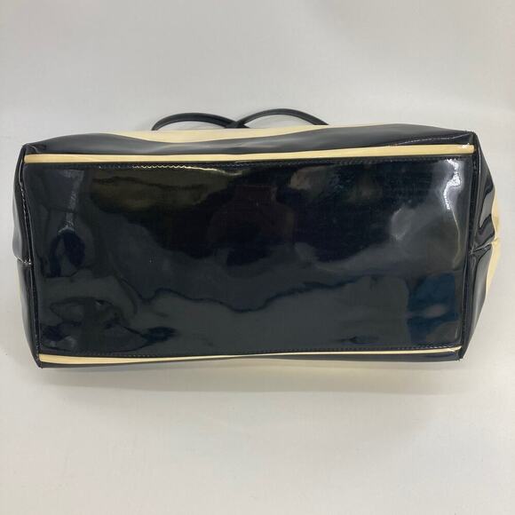 Kate Spade black and cream striped large tote (ASIS) - Picture 11 of 16